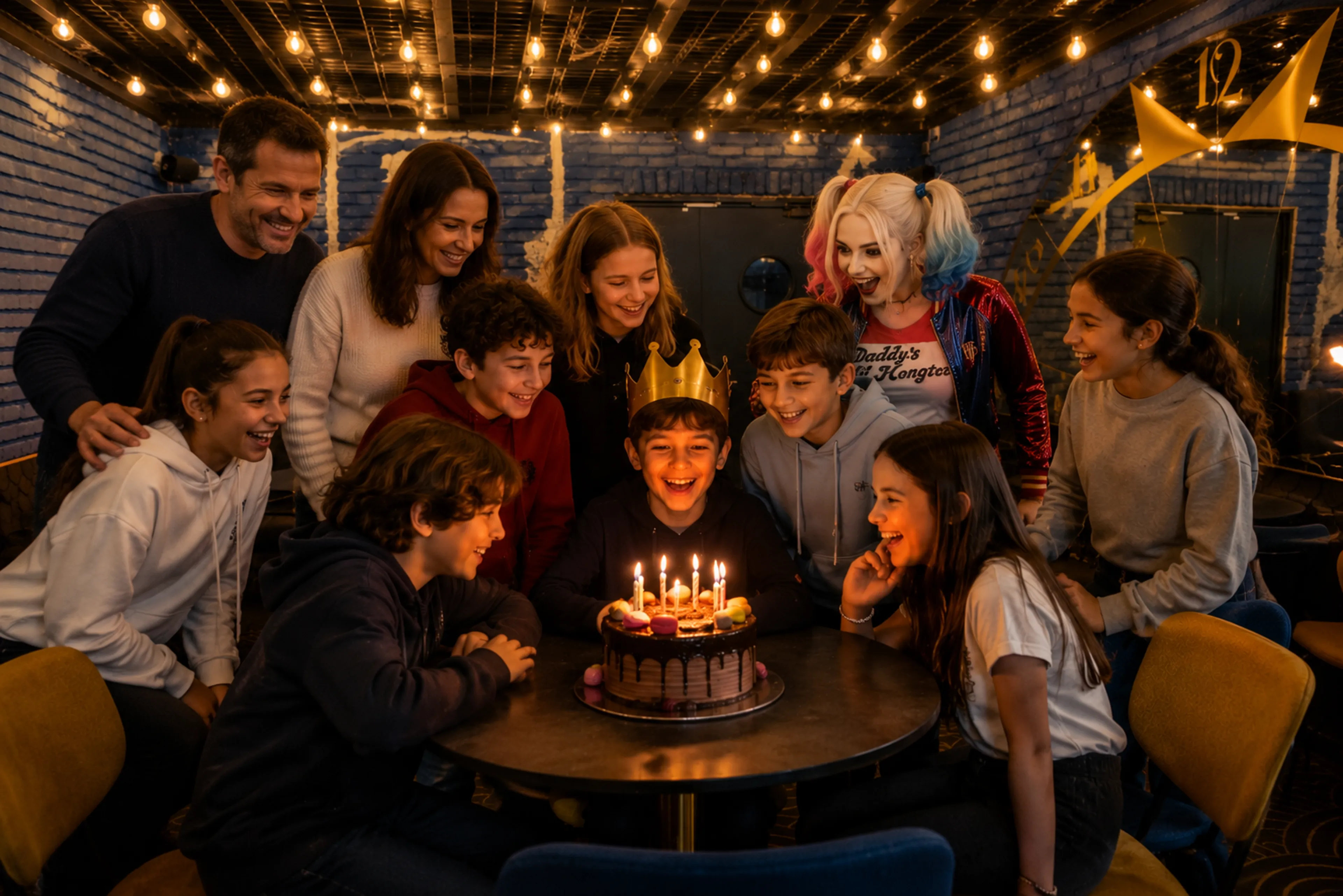 Kids and adults birthday party at an escape game in Paris 19th