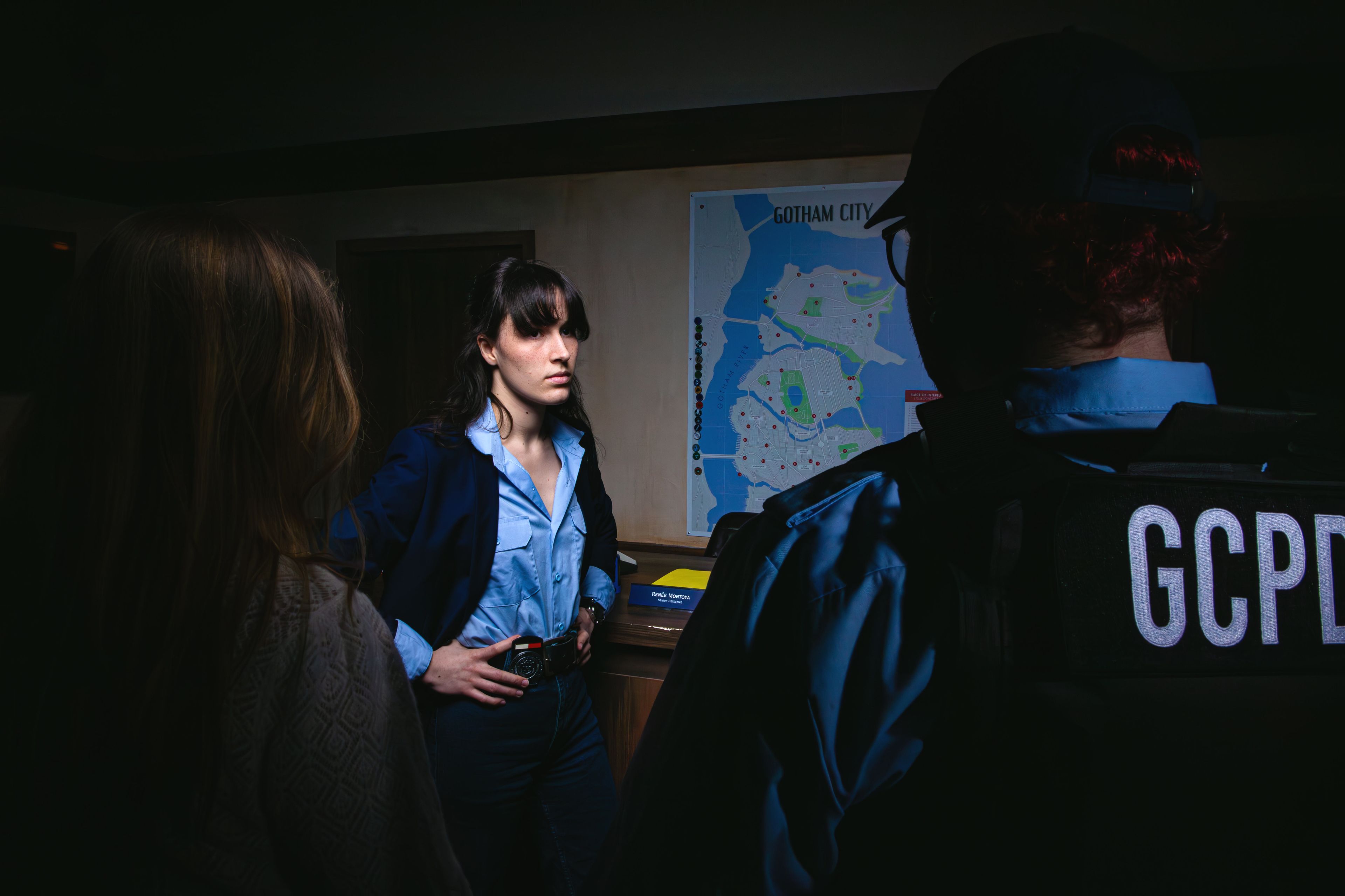 Le Commissariat — Inspectrice Renée Montoya + GCPD, escape game Batman Escape Paris